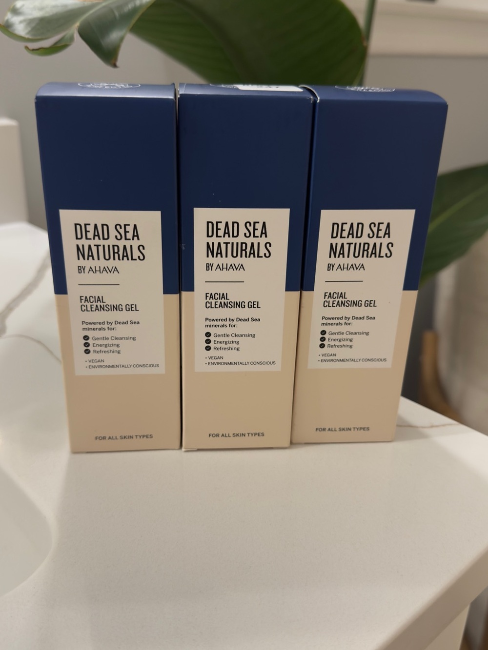 AHAVA Dead Sea Naturals Facial Cleansing Gel – Bundle of 3